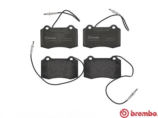 BREMBO P 61 064 - Комплект тормозных колодок, дисковый тормоз PRIME LINE