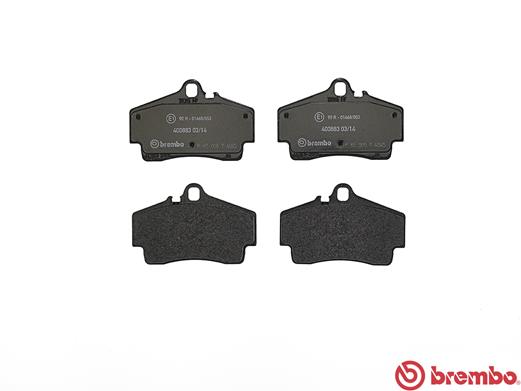 BREMBO P 65 008 - Комплект тормозных колодок, дисковый тормоз PRIME LINE