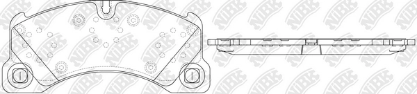 NIBK PN0529 - Тормозные колодки 