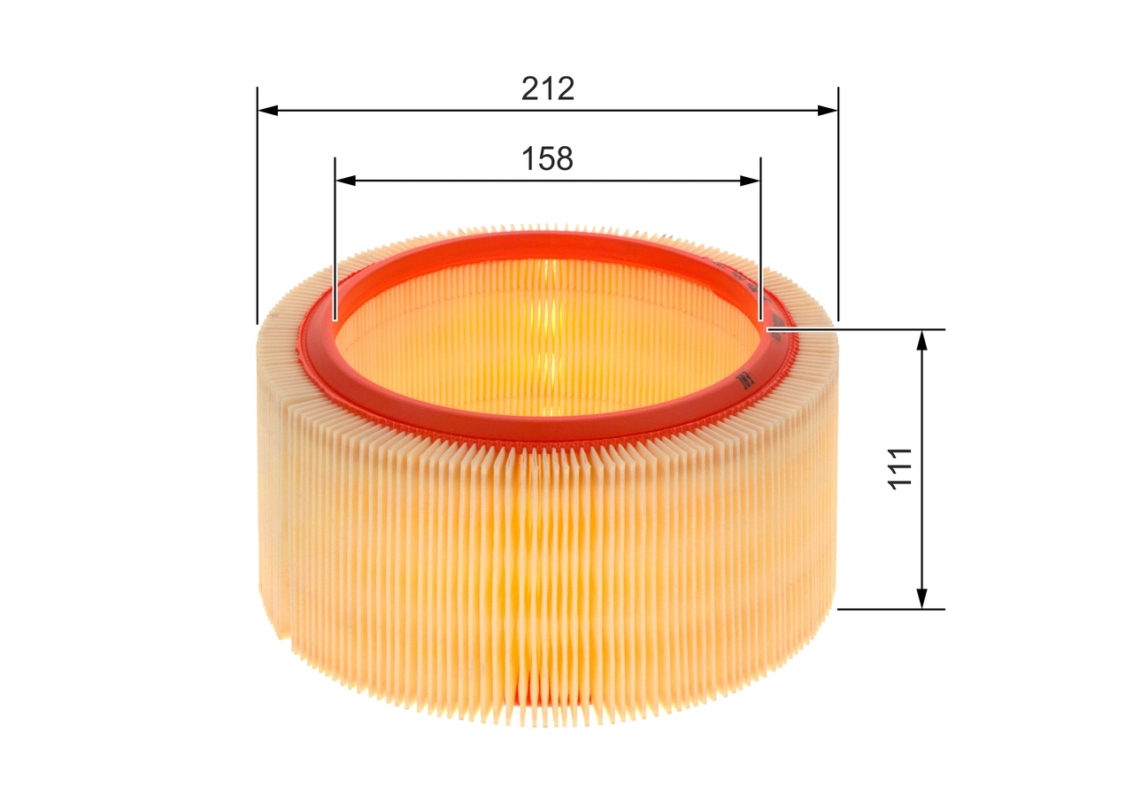 BOSCH 1 457 433 032 - Воздушный фильтр