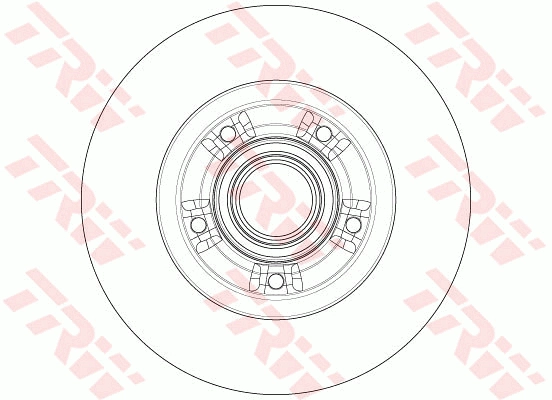 TRW DF6203BS - Тормозные диски