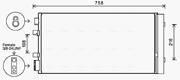 Радиатор кондиционера