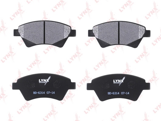 LYNXAUTO BD-6314 - Тормозные колодки 