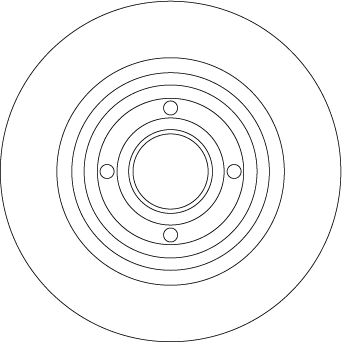 TRW DF4414BS - Тормозные диски