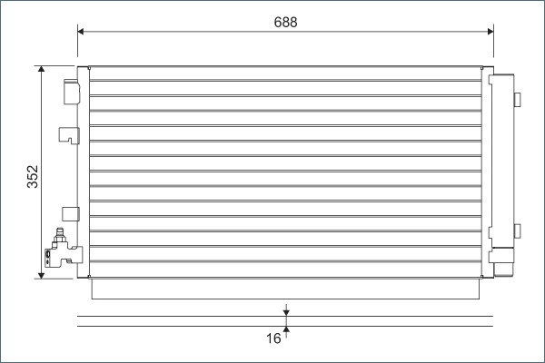 Радиатор кондиционера