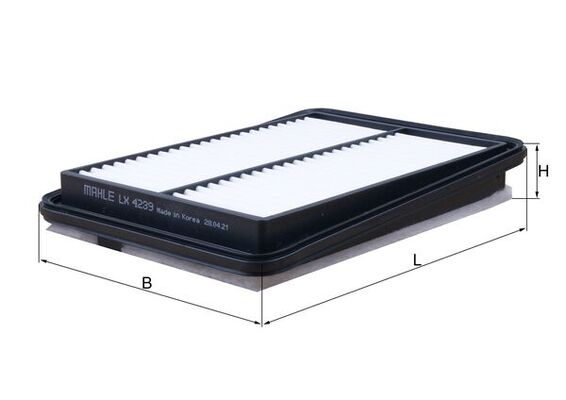 MAHLE LX 4239 - Воздушный фильтр