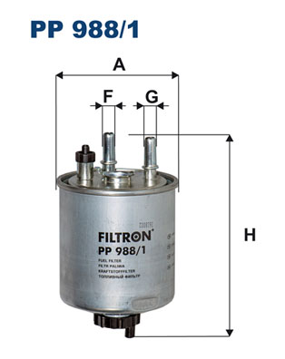 FILTRON PP988/1 - Топливный фильтр