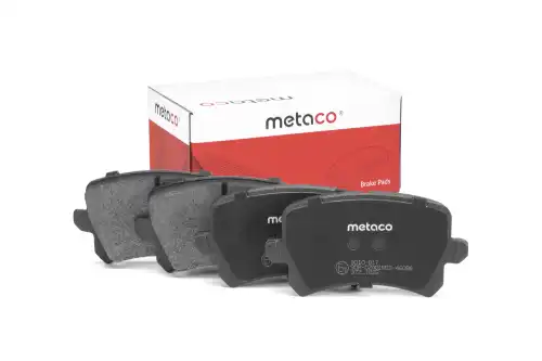 METACO 3010017 - Колодки тормозные дисковые METACO