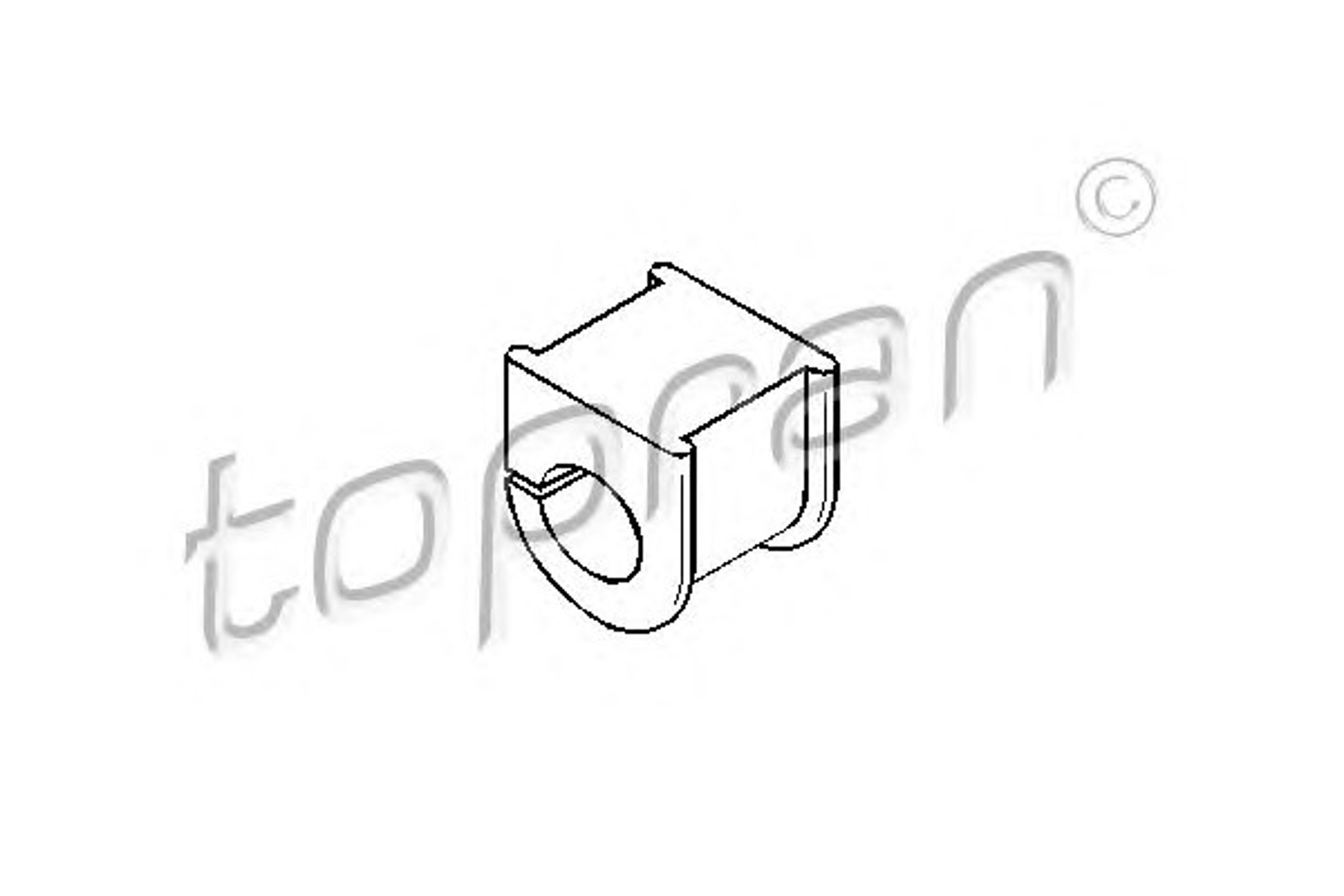 HANS PRIES 301456586 - Втулка стабилизатора