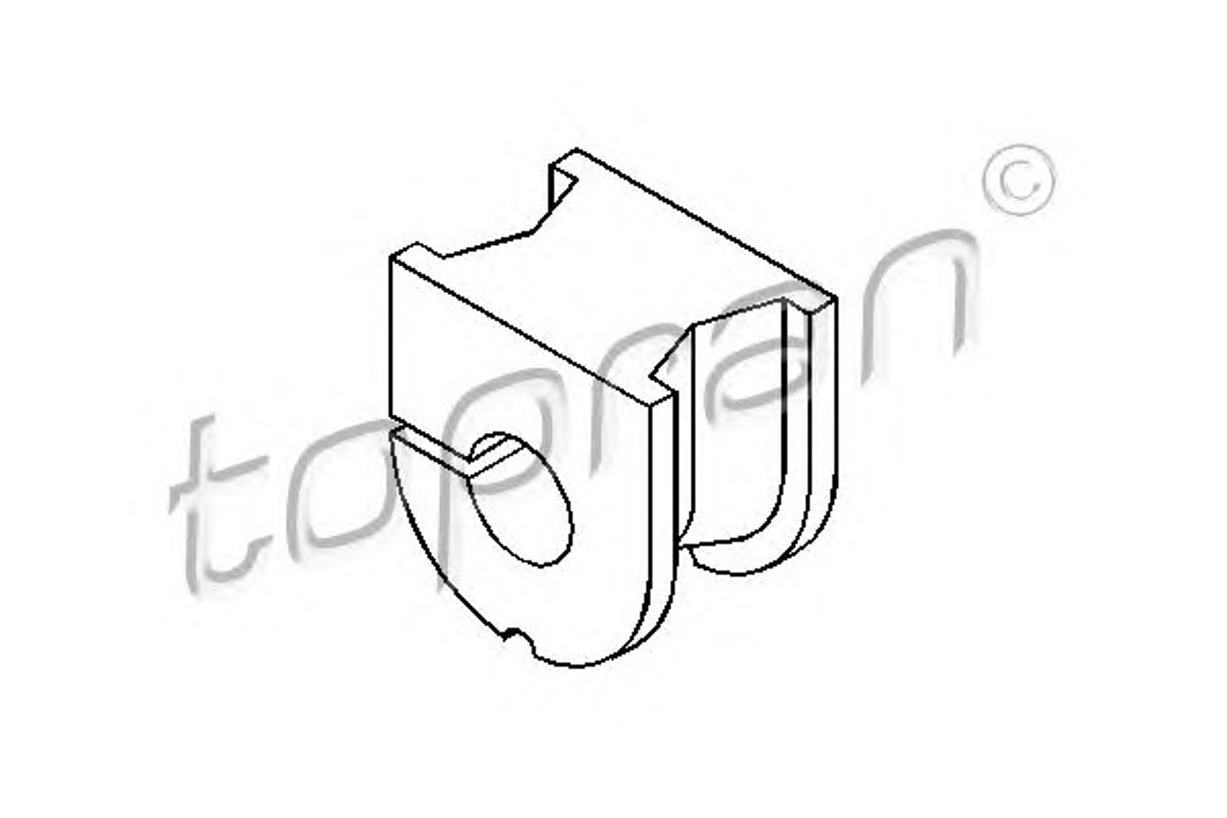 HANS PRIES 302330586 - Втулка стабилизатора