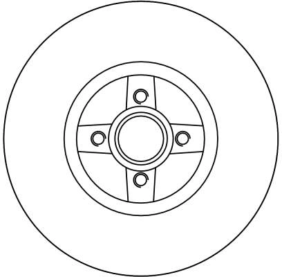 TRW DF4272 - Тормозные диски