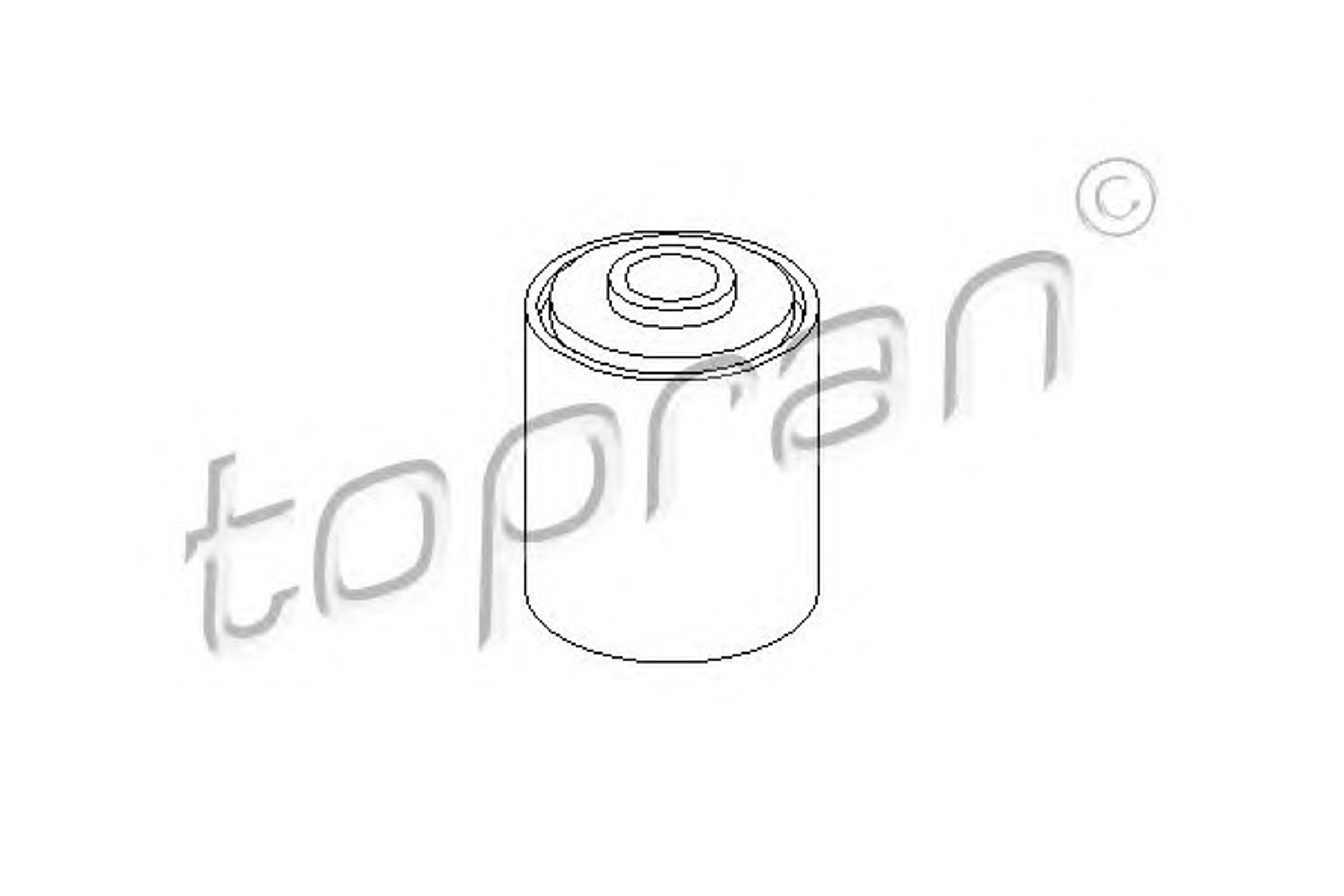 HANS PRIES 302754586 - Втулка подвески