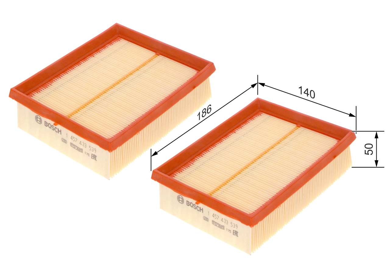 BOSCH 1 457 433 539 - Воздушный фильтр