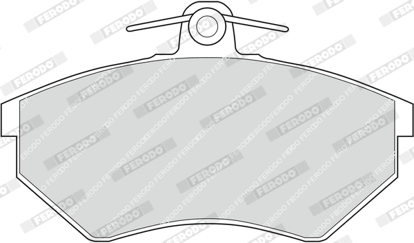 FERODO FDB774 - Комплект тормозных колодок, дисковый тормоз PREMIER ECO FRICTION