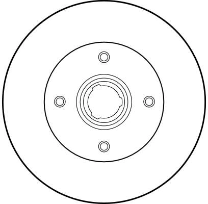 TRW DF1529 - Тормозные диски