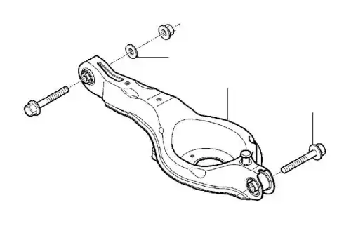 VOLVO 30741284 - болт! регулировочный M12x85\ Volvo S60/S80/XC 04>