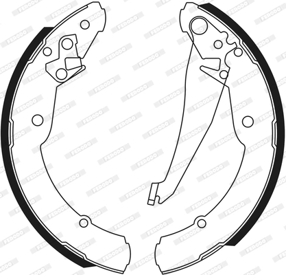 FERODO FSB549 - Комплект тормозных колодок PREMIER