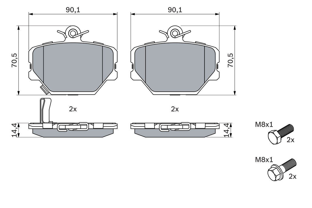 Тормозные колодки 