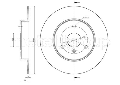 TRUSTING DF660 - Тормозные диски