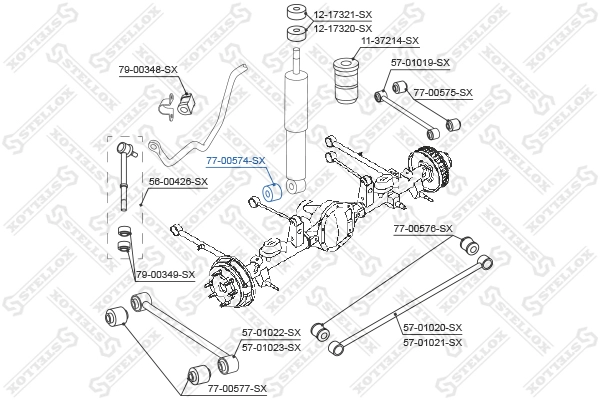 STELLOX 77-00574-SX - Сайлентблок