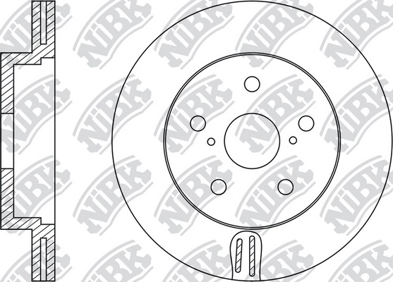 NIBK RN1122 - Тормозные диски