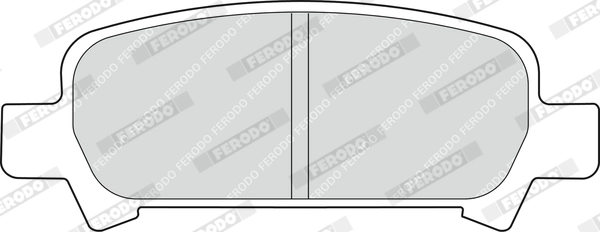 FERODO FDB1333 - Комплект тормозных колодок, дисковый тормоз PREMIER