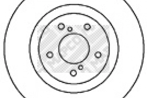 MAPCO 25584 - Тормозные диски