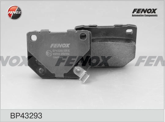 FENOX BP43293 - Тормозные колодки 