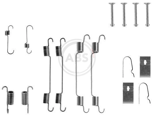 Ремкомплект тормозных колодок ручника