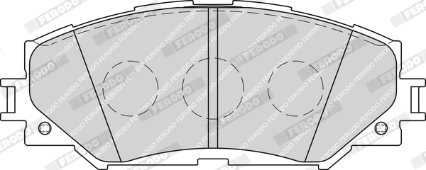 FERODO FDB1891 - Комплект тормозных колодок, дисковый тормоз PREMIER ECO FRICTION
