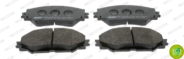 Комплект тормозных колодок, дисковый тормоз PREMIER ECO FRICTION