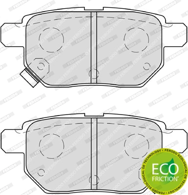 FERODO FDB4042 - Комплект тормозных колодок, дисковый тормоз PREMIER ECO FRICTION