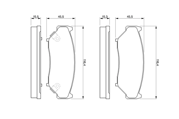 BOSCH 0 986 424 251 - Тормозные колодки 