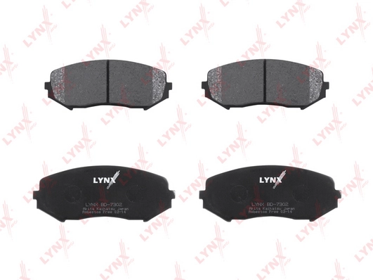 LYNXAUTO BD-7302 - Тормозные колодки 