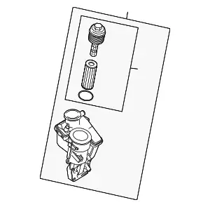 VOLVO 31338685 - корпус масляного фильтра