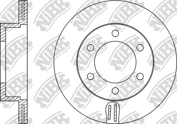 NIBK RN1128 - Тормозные диски