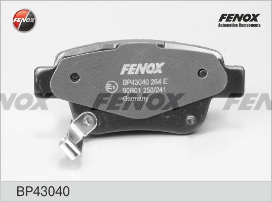 FENOX BP43040 - Тормозные колодки 