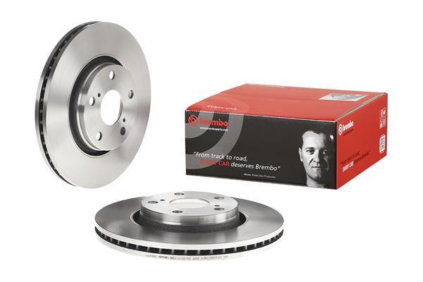 BREMBO 09.B043.10 - Тормозной диск PRIME LINE