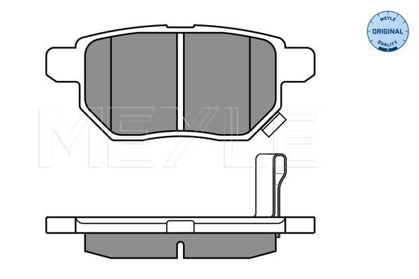 MEYLE 025 246 1015/W - Комплект тормозных колодок, дисковый тормоз MEYLE-ORIGINAL: True to OE.