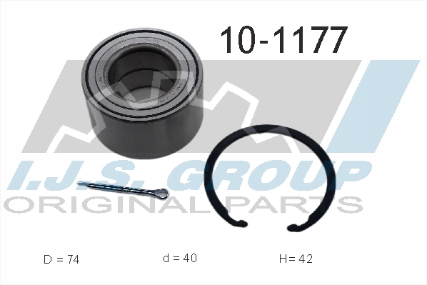IJS GROUP 10-1177 - Комплект подшипника ступицы колеса Technology & Quality