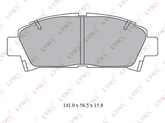 LYNXAUTO BD-7558 - Тормозные колодки 