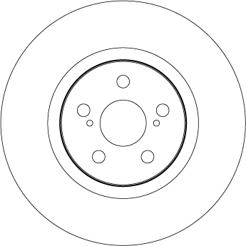 TRW DF4445S - Тормозные диски