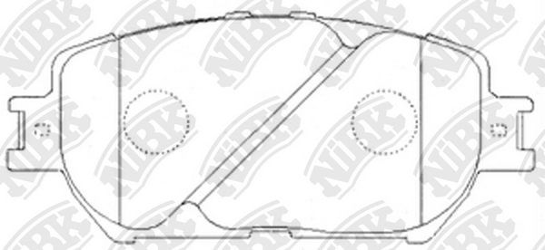 NIBK PN1479 - Тормозные колодки 