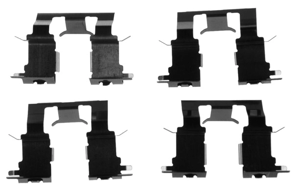 TRW PFK512 - Ремкомплект тормозных колодок