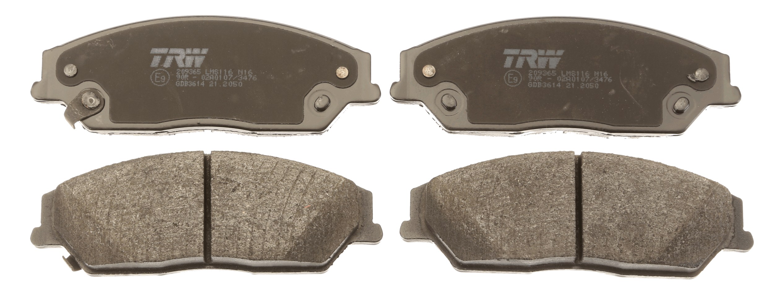 TRW GDB3614 - Тормозные колодки 
