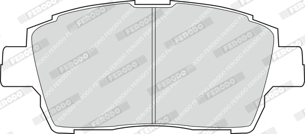FERODO FDB1392 - Комплект тормозных колодок, дисковый тормоз PREMIER ECO FRICTION
