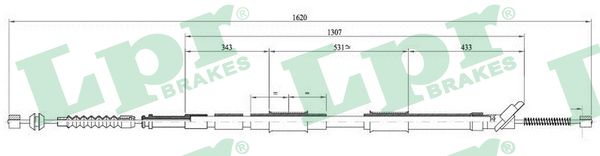 Трос ручника