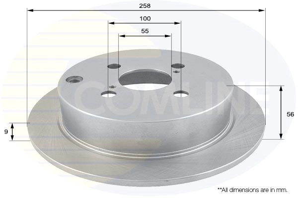 COMLINE ADC01115 - Тормозной диск Comline