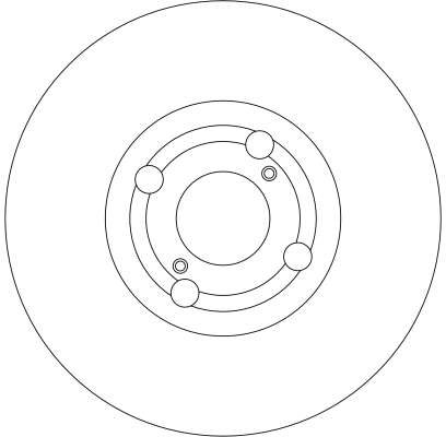 TRW DF4317 - Тормозные диски