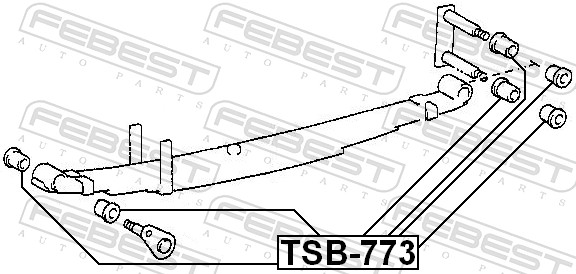 FEBEST TSB-773 - Сайлентблок
